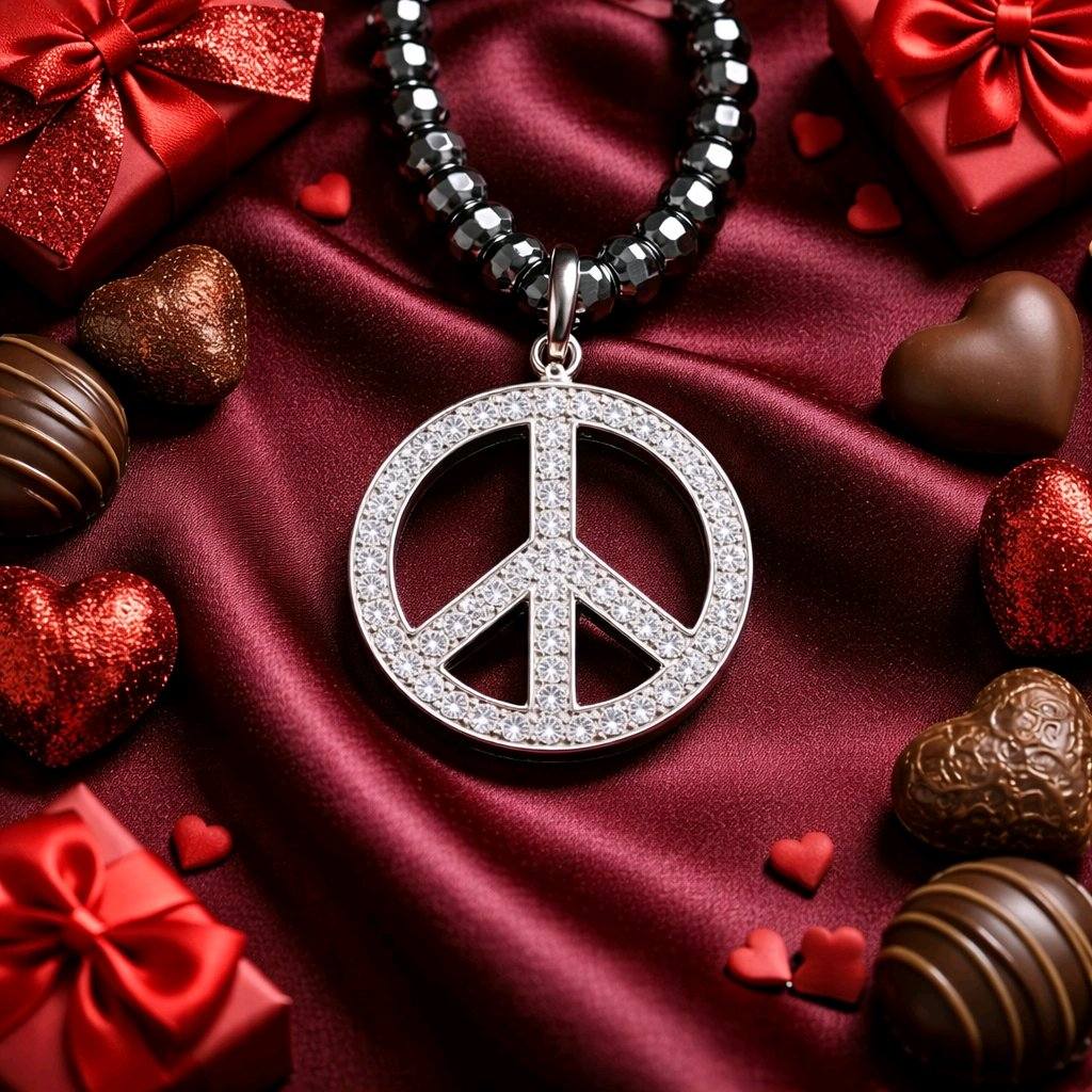 Kette mit Friedensmotiv